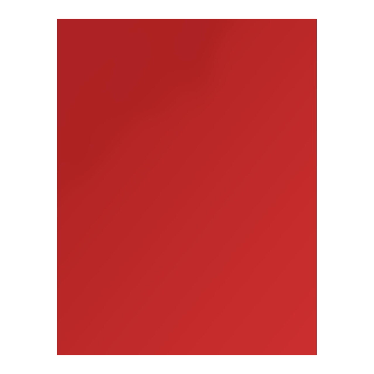 PA Paper Accents Mirror Cardstock 8.5" x 11" Red, 13pt colored cardstock paper for card making, scrapbooking, printing, quilling and crafts, 25 piece pack